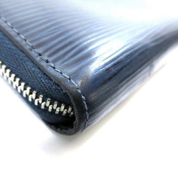 Louis Vuitton Epi Zippy Coin Purse M60384 Wallet Navy Leather - Picture 3 of 11